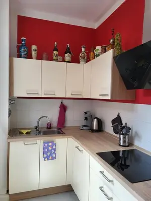Küche/Küchenzeile in der Unterkunft Ferienwohnung Kaiser