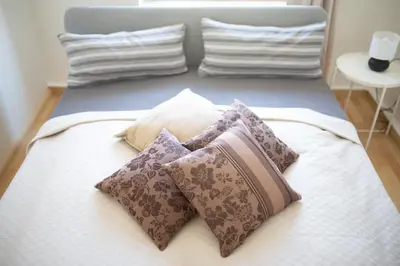 Ein Bett oder Betten in einem Zimmer der Unterkunft FullHouse - Chemnitz - Z25 Apartments - 3 Beds - SmartTV - Nespresso