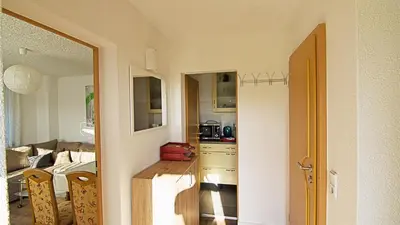 Küche/Küchenzeile in der Unterkunft Ferienwohnung Richter