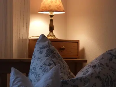 Ein Bett oder Betten in einem Zimmer der Unterkunft Ferienhäusl am Malerweg