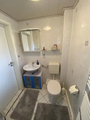 Ein Badezimmer in der Unterkunft Ferienwohnung Pintaske