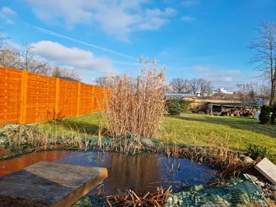 Ein Garten an der Unterkunft Liebevoll eingerichtetes Haus mit großem Garten in Dresden - Telefonnummer und Video unter www fhvn de