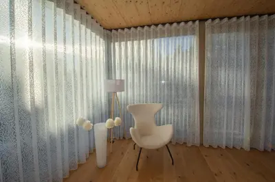 Ein Sitzbereich in der Unterkunft Appartement Traumblick