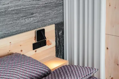 Ein Bett oder Betten in einem Zimmer der Unterkunft Appartement Traumblick