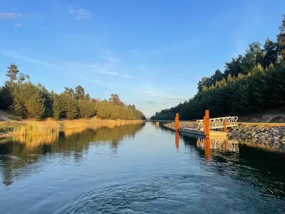 Naturlandschaft in der Nähe des Ferienhauses