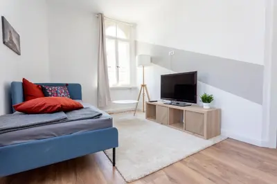 TV/Unterhaltungsangebot in der Unterkunft FullHouse - Chemnitz - Z74 - 3 Bedrooms - SmartTV - Nespresso