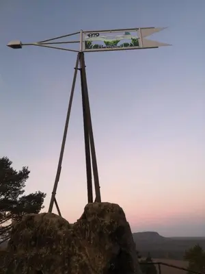 Naturlandschaft in der Nähe des Ferienhauses