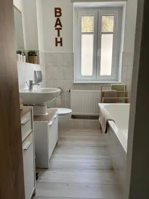 Grundriss der Unterkunft Sandstein-Ferien, FeWo 