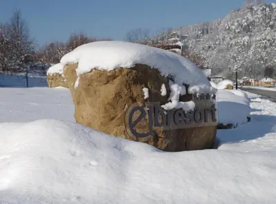 Elbresort Kurort Rathen im Winter