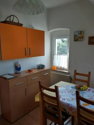 Küche/Küchenzeile in der Unterkunft Ferienwohnung im Erzgebirge in Gelenau