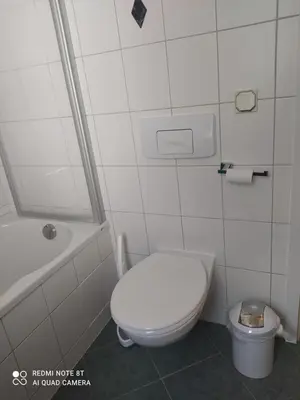 Ein Badezimmer in der Unterkunft Kreativ Ferienwohnung Domizil der Sinne