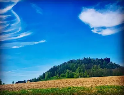 Naturlandschaft in der Nähe der Ferienwohnung