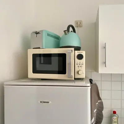 Küche/Küchenzeile in der Unterkunft Apartment Casa Heideweg mit TG direkt an der Heide