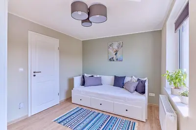 Ein Bett oder Betten in einem Zimmer der Unterkunft Ferienhaus Lichtblick