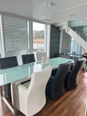 Ein Sitzbereich in der Unterkunft Ferienhaus 