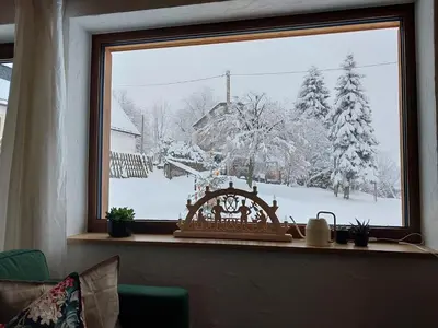 Ferienhäuser Seiffen im Winter