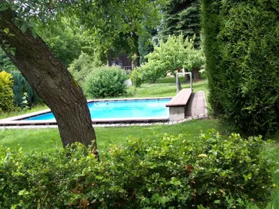 Der Swimmingpool an oder in der Nähe von Ferienwohnung Böhme