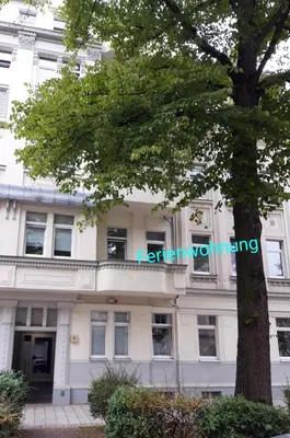 Das Gebäude in dem sich die Ferienwohnung befindet