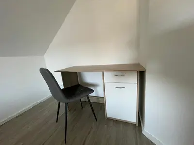 Grundriss der Unterkunft Moderne Wohnung mit Balkon inmitten der Lausitz