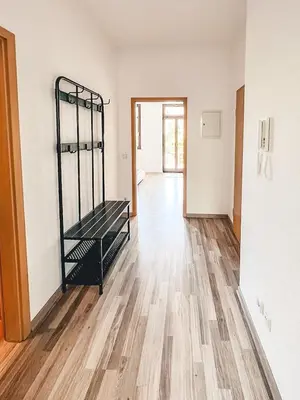 Ein Bett oder Betten in einem Zimmer der Unterkunft Zentrum, 2R, Balkon, WiFi, 4P, modern, ruhig