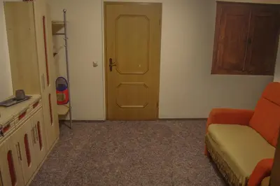 Ein Sitzbereich in der Unterkunft Pension Muldental Großbothen Wohnung 1
