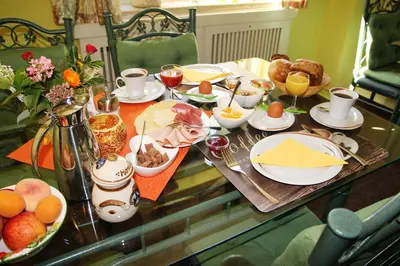 Essen in der Pension oder in der Nähe