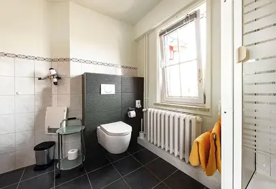 Ein Badezimmer in der Unterkunft Pension Villa Irene