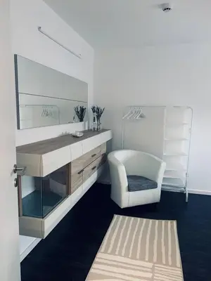 Ein Sitzbereich in der Unterkunft Apartment mit Penthouse Charakter in Dresden