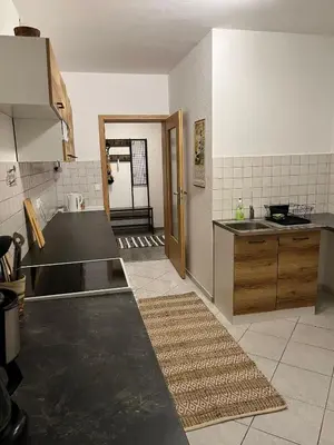 Küche/Küchenzeile in der Unterkunft MyHome Einsiedel an der Zwönitz 2