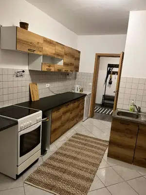 Küche/Küchenzeile in der Unterkunft MyHome Einsiedel an der Zwönitz 2