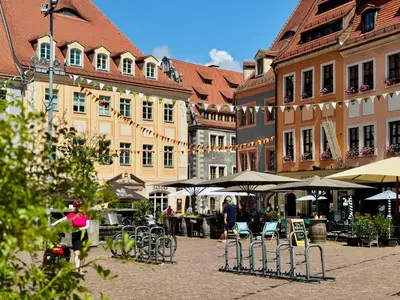 Das Gebäude in dem sich die Ferienwohnung befindet