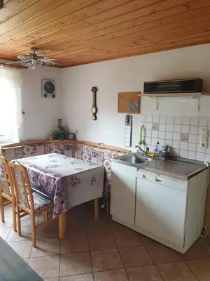 Küche/Küchenzeile in der Unterkunft Ferienhaus Keppler im Erzgebirge