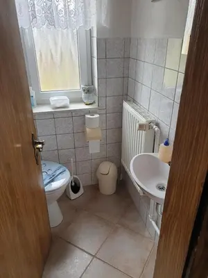 Ein Badezimmer in der Unterkunft Ferienhaus Keppler im Erzgebirge