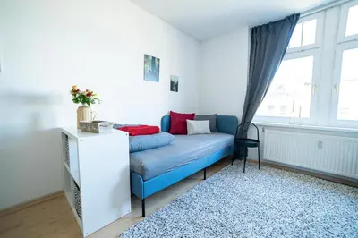 Ein Sitzbereich in der Unterkunft FullHouse - Chemnitz - M34 - 3 Beds - Nespresso