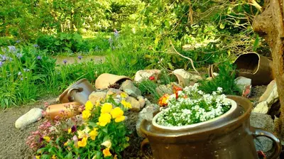 Ein Garten an der Unterkunft Villa Lydia