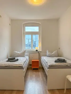 Ein Bett oder Betten in einem Zimmer der Unterkunft Haus Felsenruh