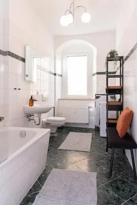 Ein Badezimmer in der Unterkunft Stilvolles Apartment direkt am Markt - Netflix, Nespresso