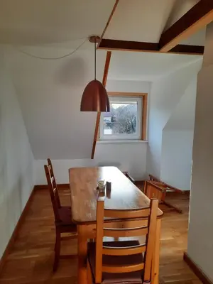 Ein Sitzbereich in der Unterkunft cosy home