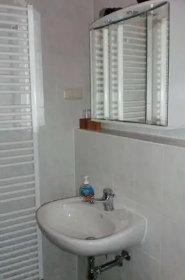 Ein Badezimmer in der Unterkunft FeWo ab 3 Übernachtungen