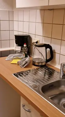 Küche/Küchenzeile in der Unterkunft Innenstadt-Appartement