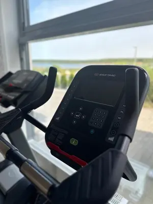 Das Fitnesscenter und/oder die Fitnesseinrichtungen in der Unterkunft Ferienhaus Water