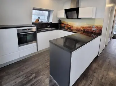 Küche/Küchenzeile in der Unterkunft Ferienhaus Sky