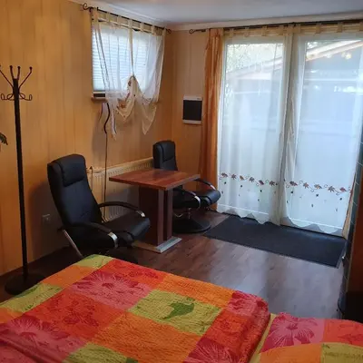 Ein Bett oder Betten in einem Zimmer der Unterkunft Zimmervermietung Fuchs,