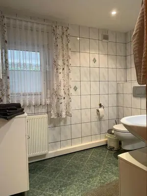 Ein Badezimmer in der Unterkunft Ferienwohnung Seewaldhof