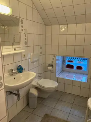 Ein Badezimmer in der Unterkunft Ferienwohnung Zweinig 03
