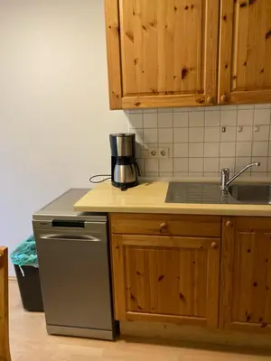 Küche/Küchenzeile in der Unterkunft Ferienwohnung Zweinig 03