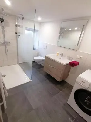 Ein Badezimmer in der Unterkunft Ferienwohnung in Mittelsaida