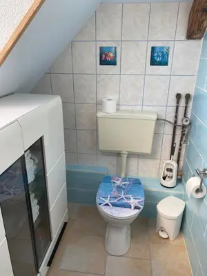 Ein Badezimmer in der Unterkunft Helles und charmantes Loft mit herrlichem Blick