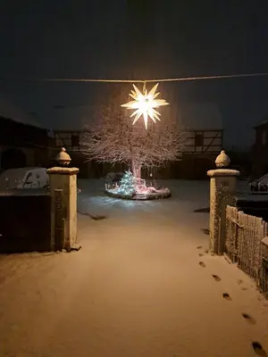 Monteur-Ferienwohnung OT Naundorf im Winter