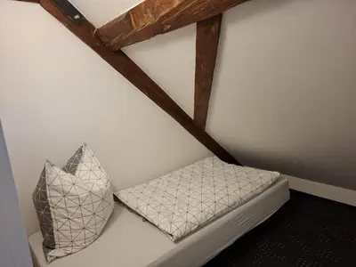 Ein Bett oder Betten in einem Zimmer der Unterkunft NEU! Ferienwohnung Hanka